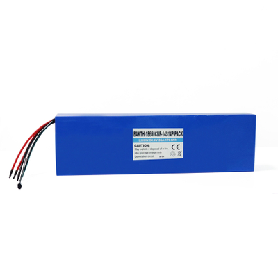 rechargeable Li ion battery pack 18650 cell 14S14P 50.4V 35Ah for wheelers/e-bike/scooters