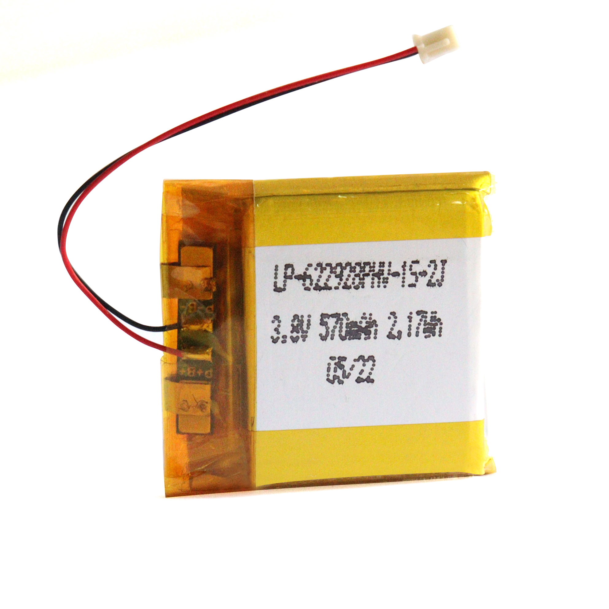 Lithium Ion Polymer Battery 3.8V 570mAh Pouch Battery Pack